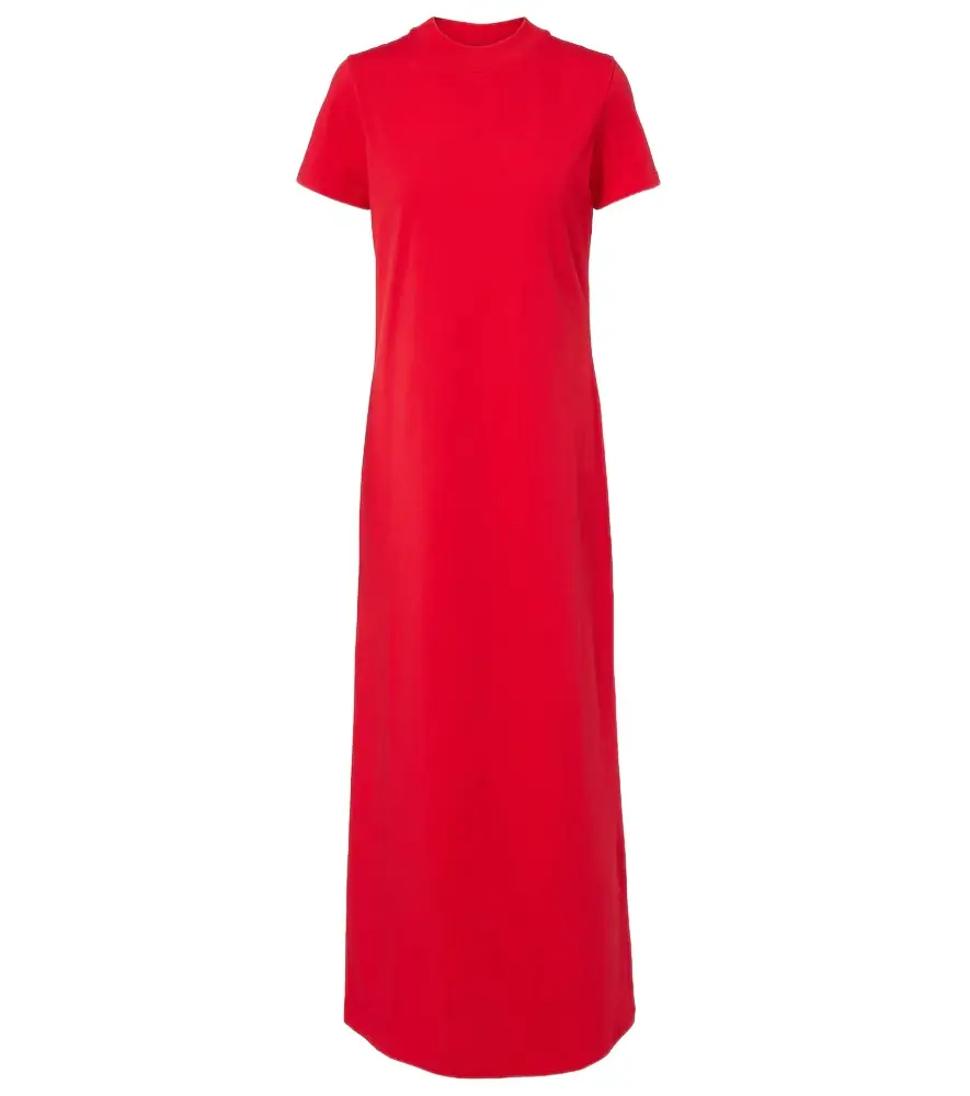 The Frankie Shop Malo cotton jersey maxi dress