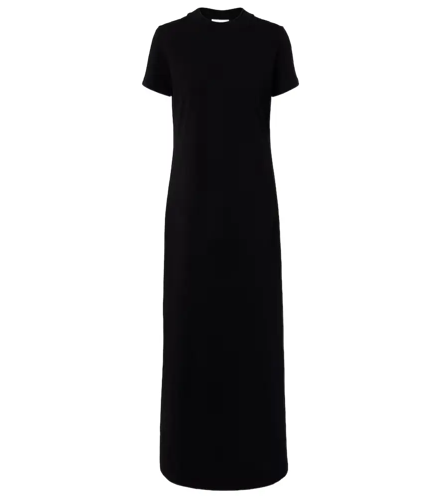 The Frankie Shop Malo cotton jersey maxi dress