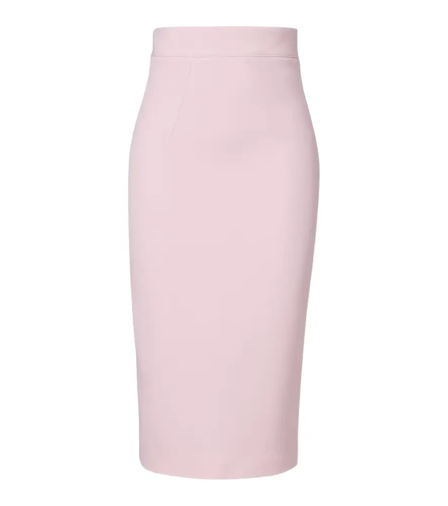 Safiyaa Hokuku crêpe pencil skirt