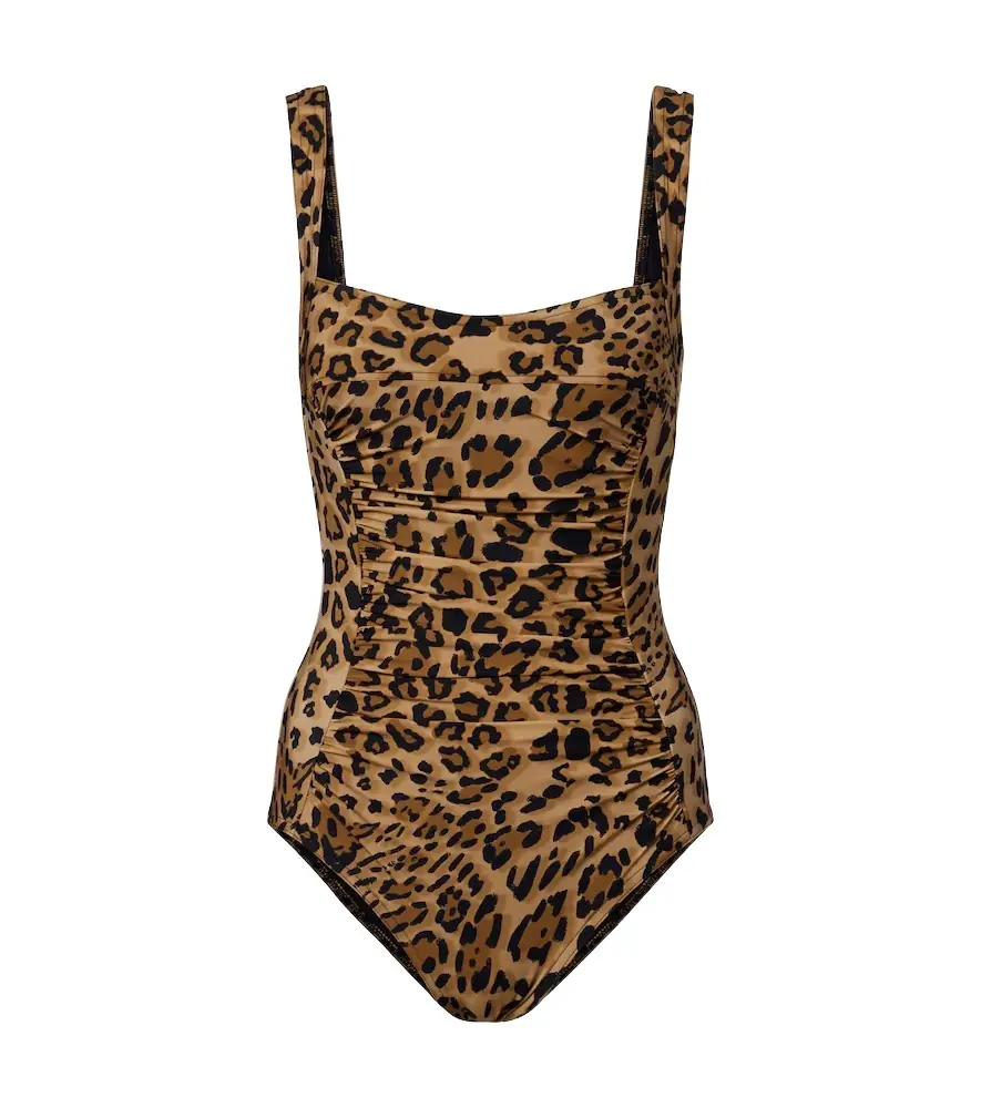 Karla Colletto Ava leopard-print swimsuit