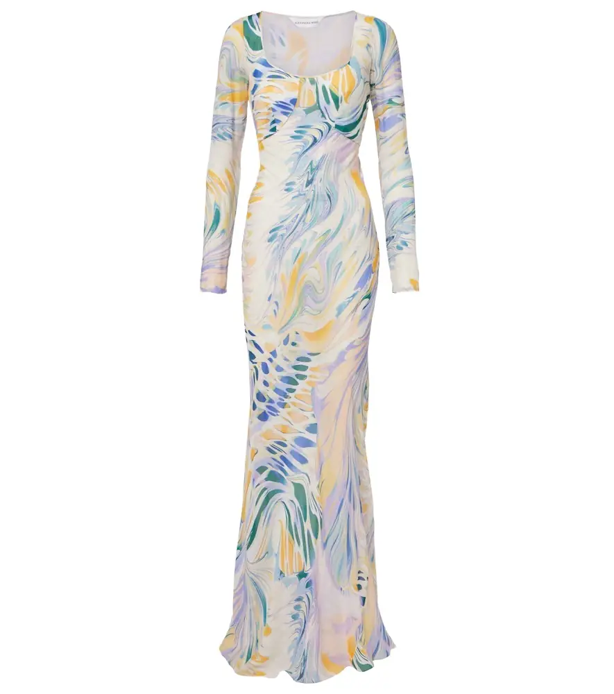 Alexandra Miro Lois printed maxi dress