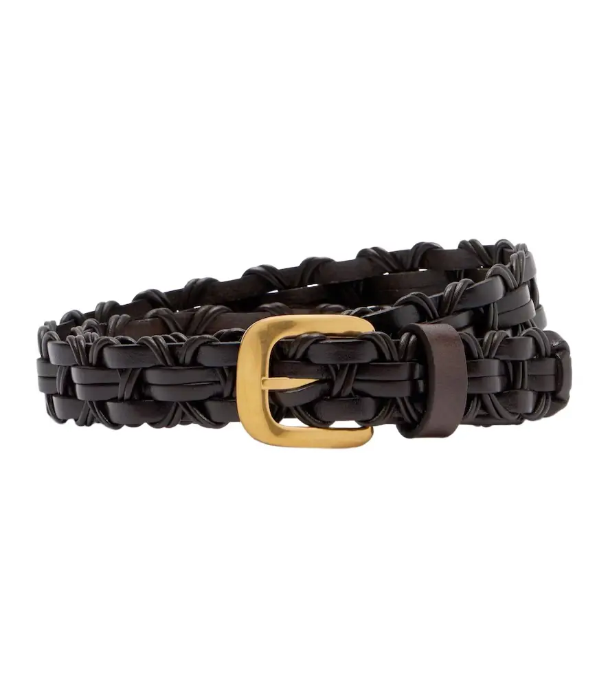 The Row Cord woven leather belt