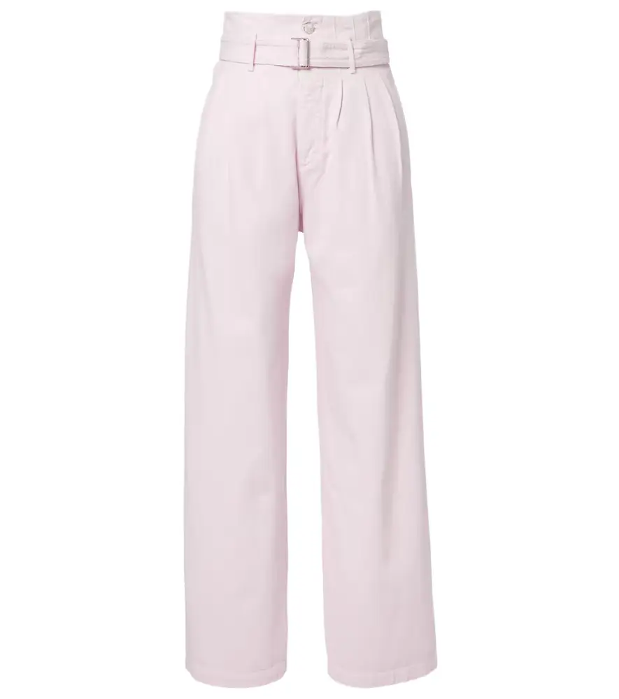 Agolde x Maria McManus belted wide-leg jeans