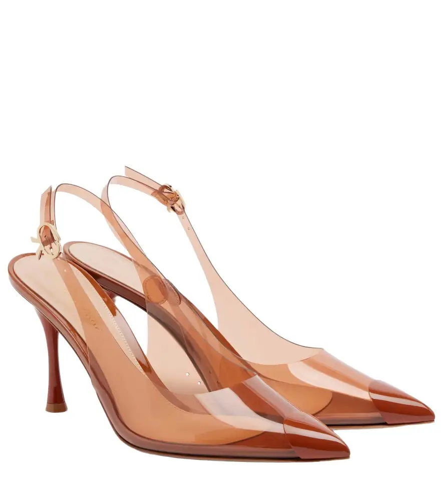 Gianvito Rossi Diana TPU slingback pumps