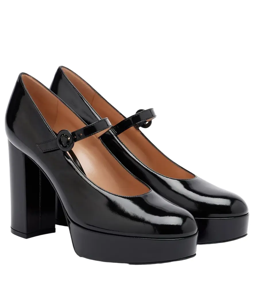 Gianvito Rossi Patent leather Mary Jane pumps