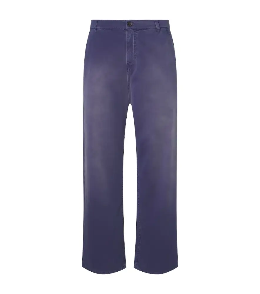 Miu Miu Cotton gabardine wide-leg pants