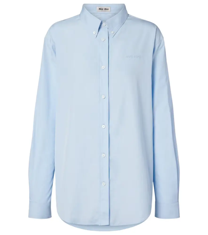 Miu Miu Cotton poplin shirt