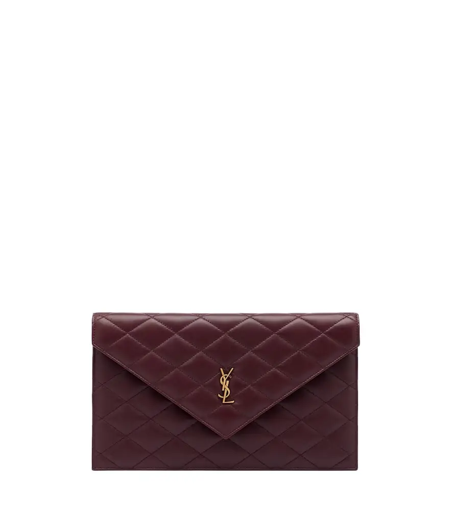 Saint Laurent Cassandre quilted leather pouch