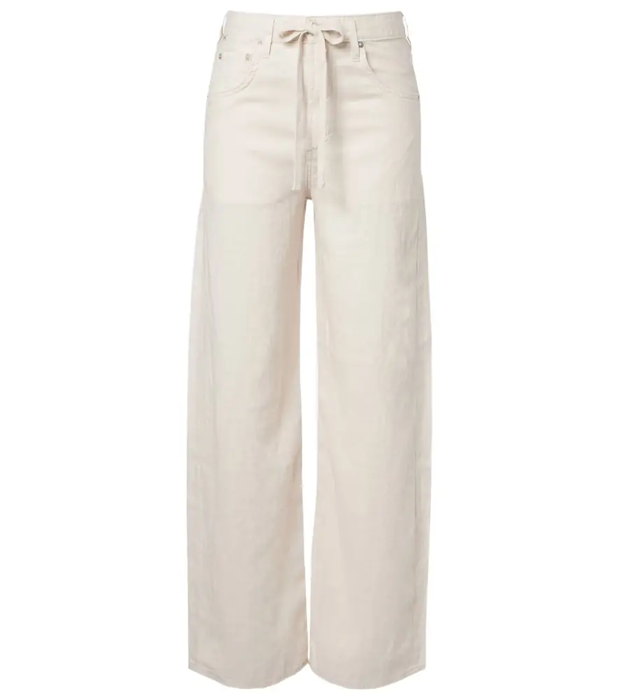 Citizens of Humanity Brynn linen wide-leg pants