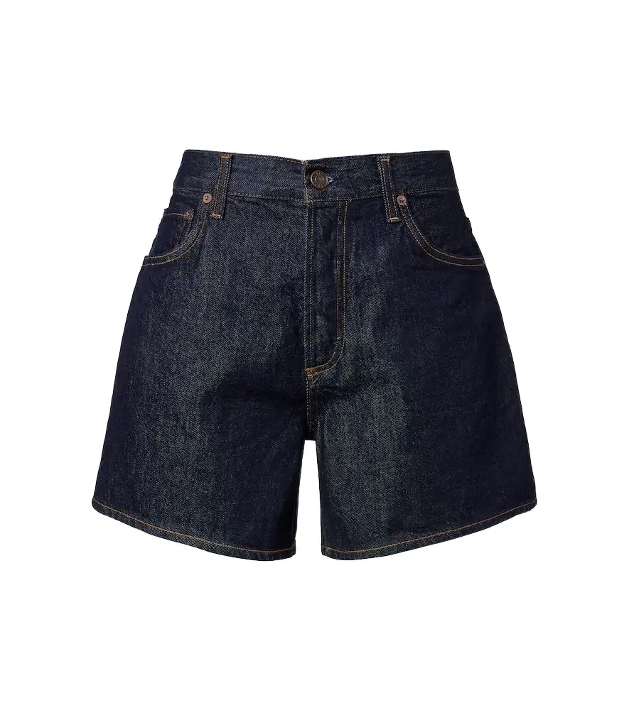 Agolde Leith denim shorts
