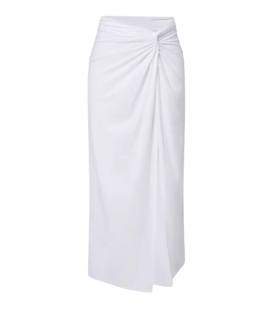 ViX Paula Hermanny Karen draped midi skirt