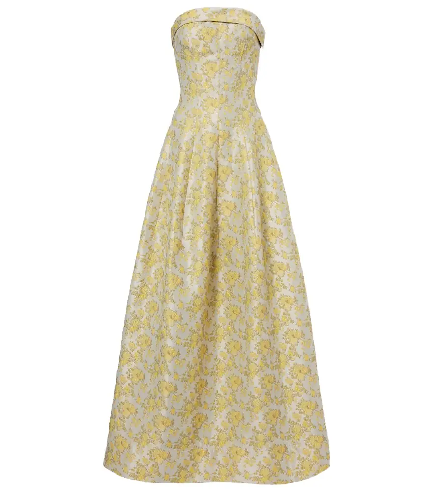 Simkhai Octavia jacquard gown