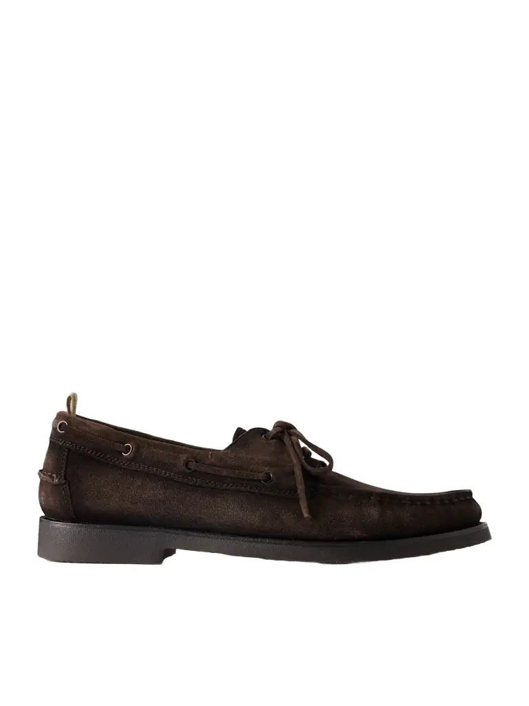 Officine Creative Balfron 002 Suede Boat Shoes - Men