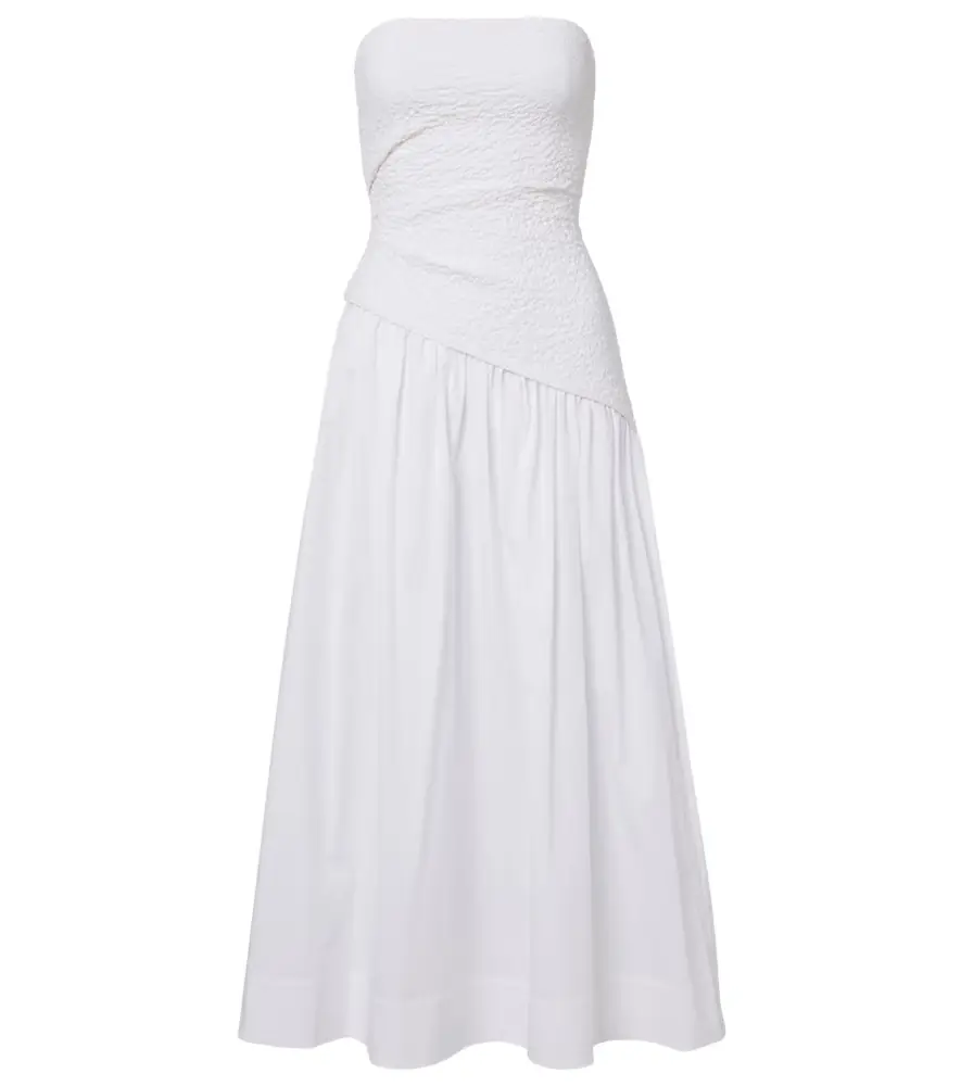 Staud Nia cotton midi dress