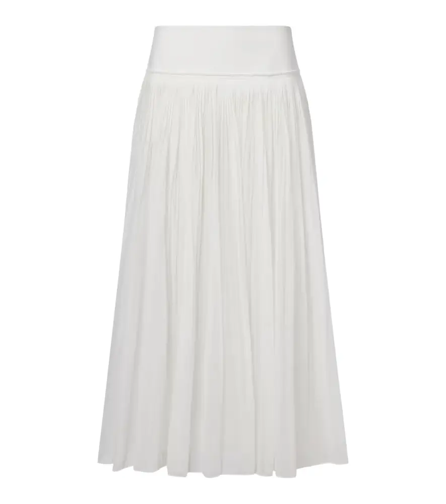 Rohe Róhe Pleated cotton muslin maxi skirt