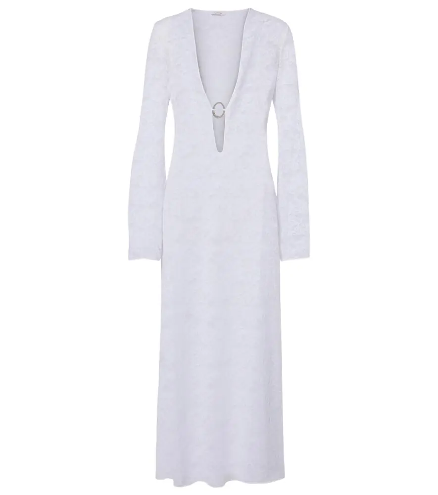 Oseree Oséree Bridal lace beach cover-up