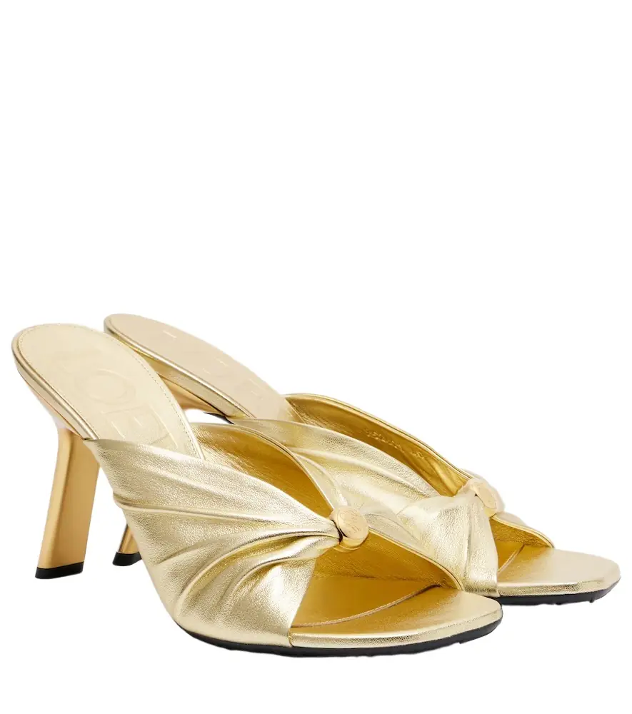 Loewe Paula's Ibiza Pebble Soft leather mules - Women's Shoes
