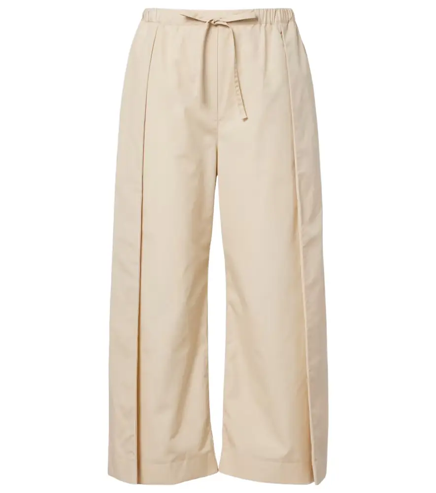 Loewe Paula's Ibiza cotton poplin cropped pants