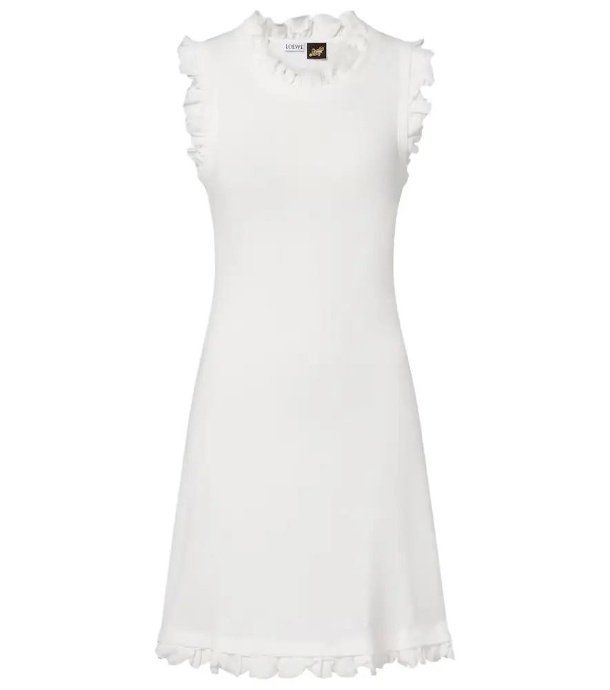 Loewe Paula's Ibiza cotton-blend minidress