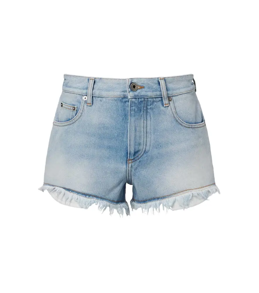 Loewe Paula's Ibiza Anagram denim shorts