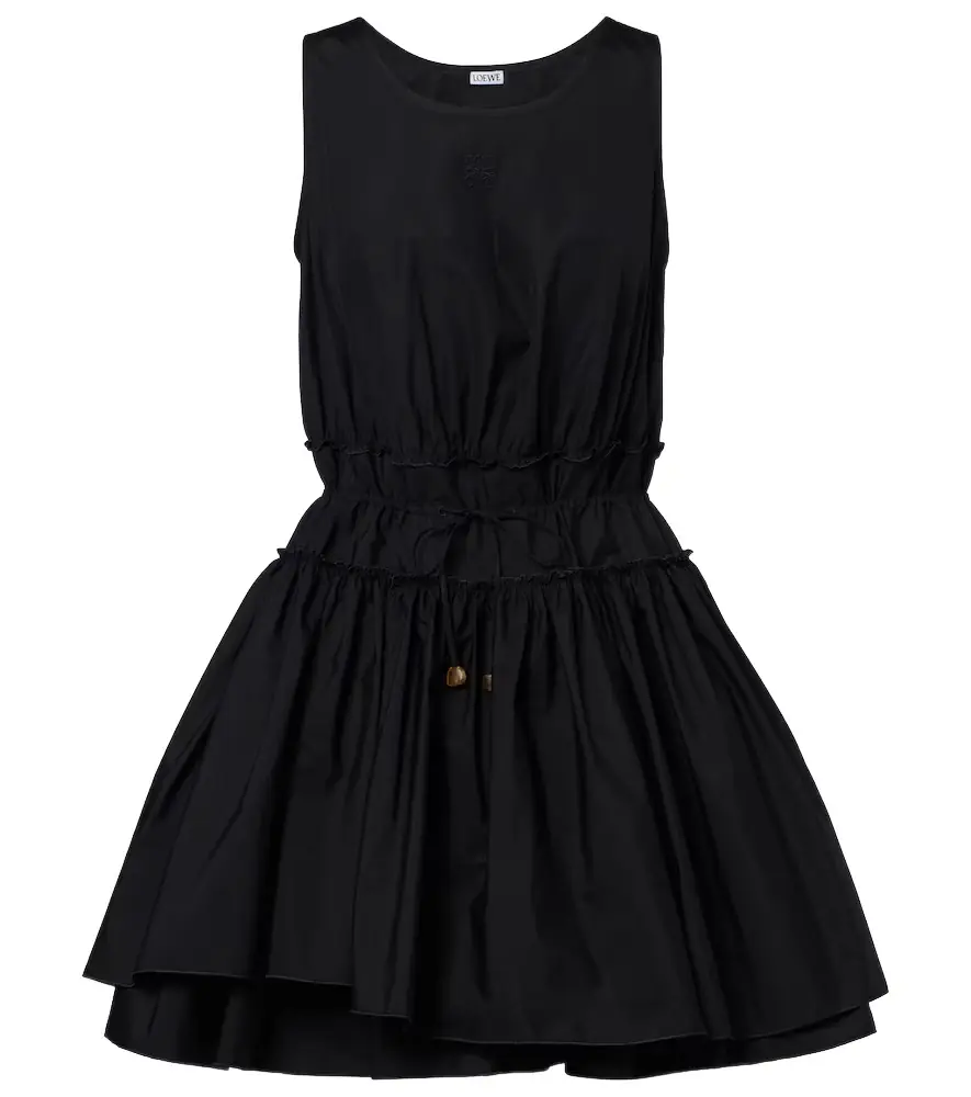 Loewe Paula's Ibiza cotton poplin minidress