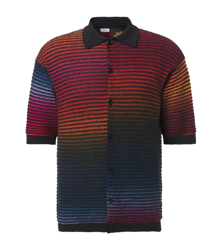 Loewe Paula's Ibiza Anagram cotton-blend shirt