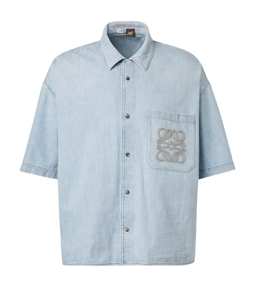 Loewe Paula's Ibiza Anagram denim shirt