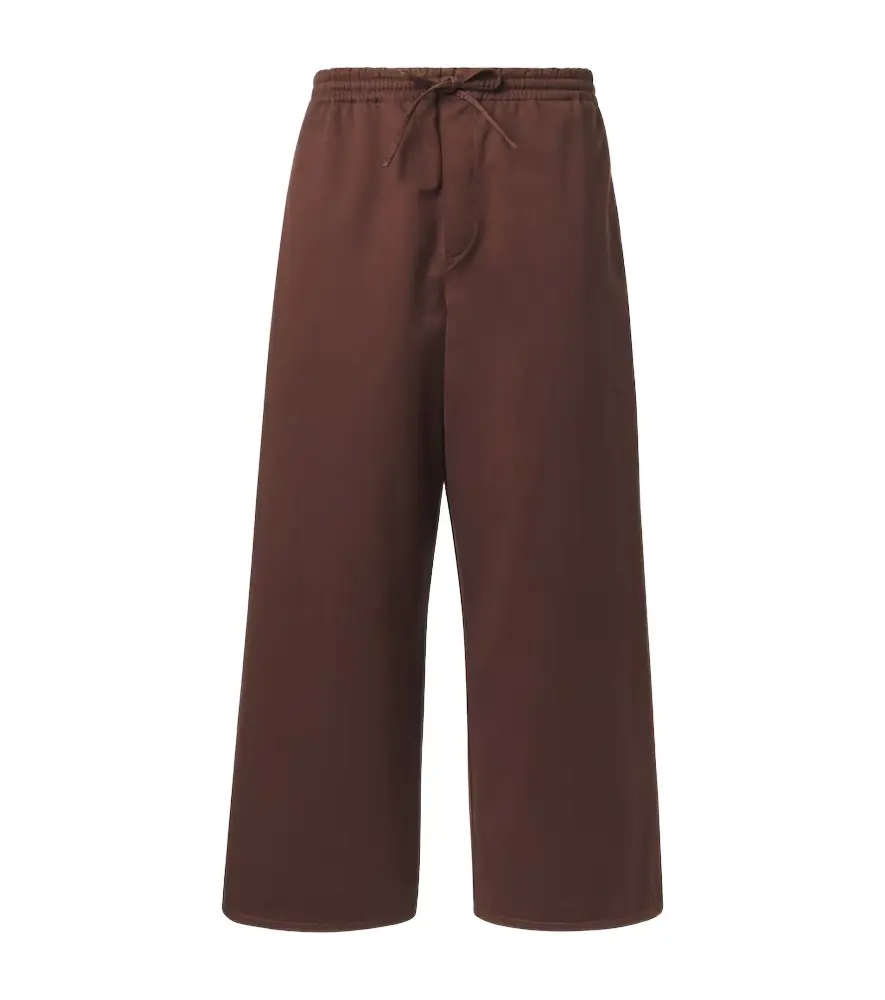 Loewe Paula's Ibiza cotton-blend wide-leg pants