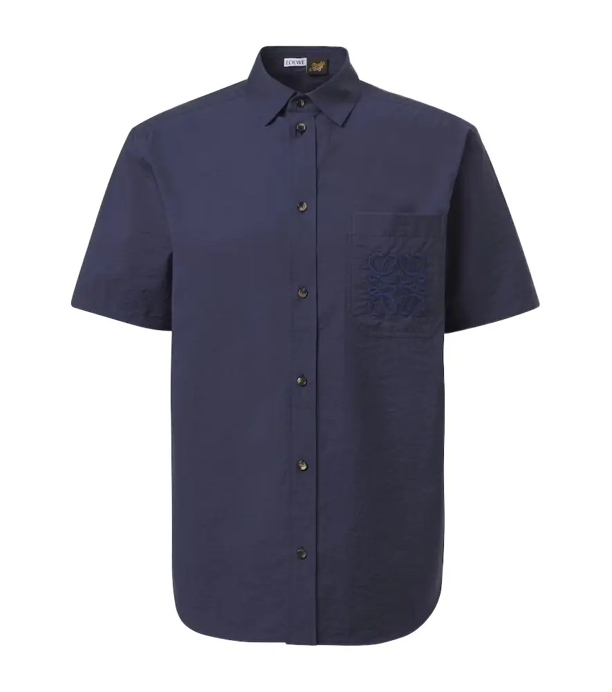 Loewe Paula's Ibiza Anagram cotton-blend shirt