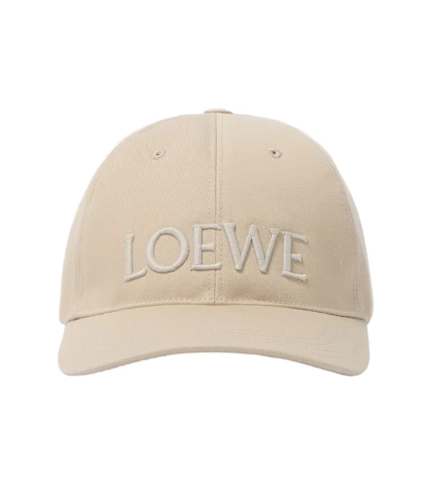 Loewe Paula's Ibiza logo embroidered cotton baseball cap