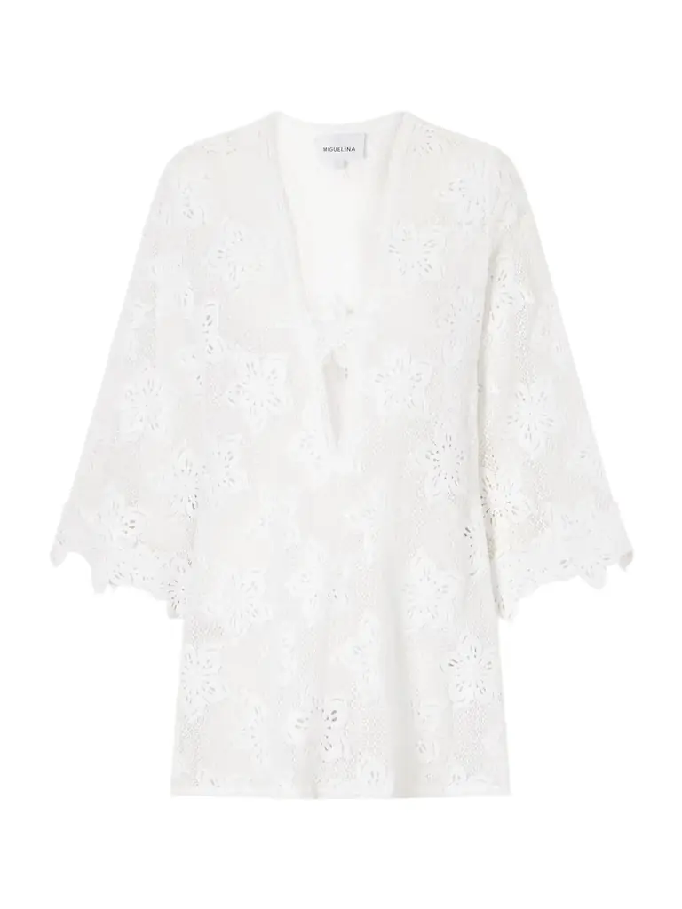 Miguelina Jane Cotton-lace Coverup