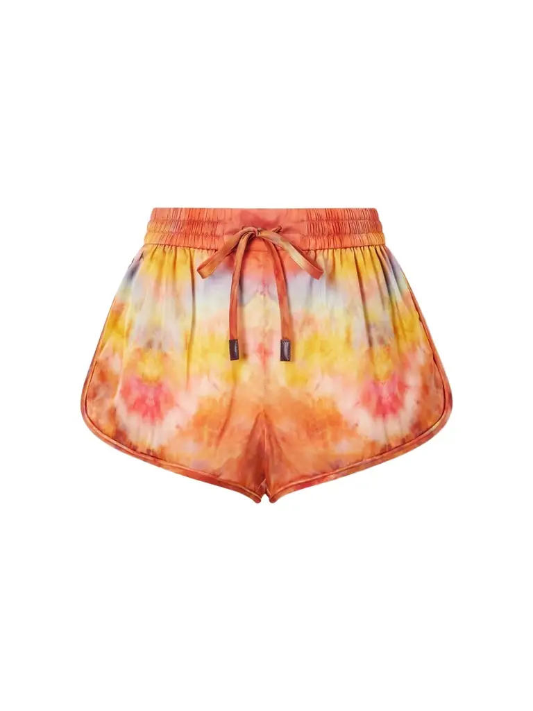 Zimmermann Tie-dye Silk Shorts