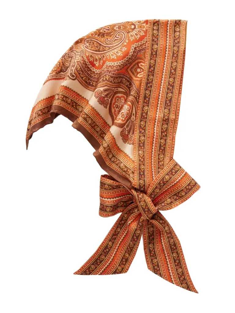 Zimmermann Printed Silk Headscarf