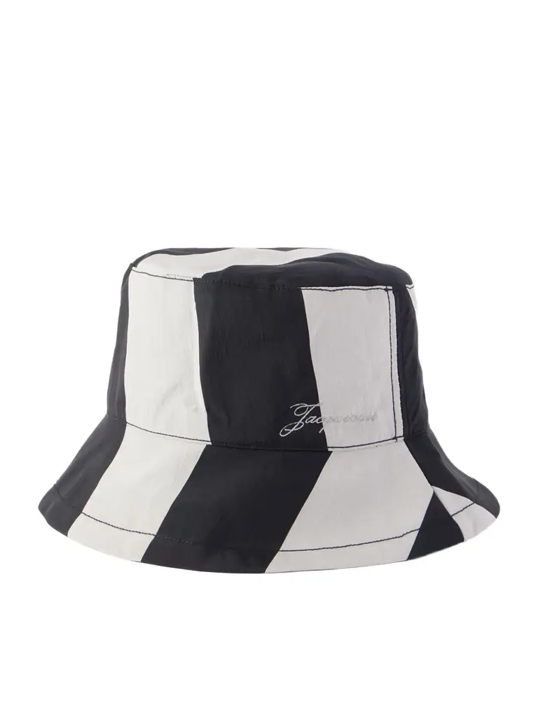 Jacquemus Le Bob Checked Bucket Hat