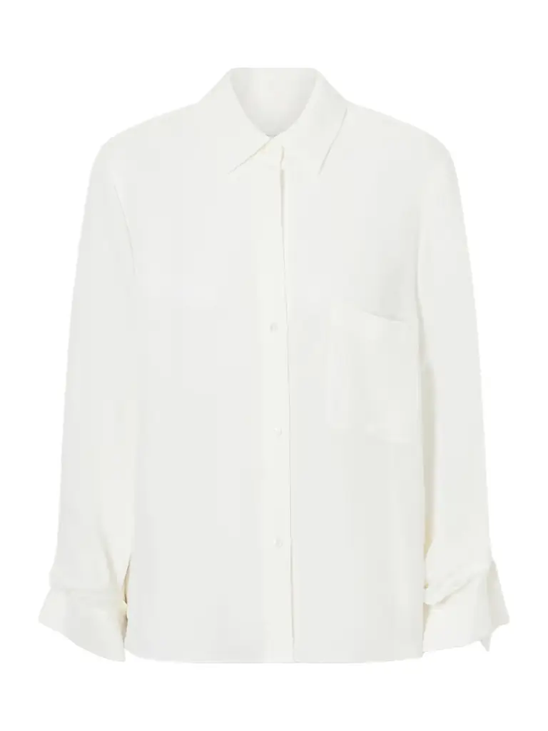 TWP Next Morning Linen And Silk-blend Shirt