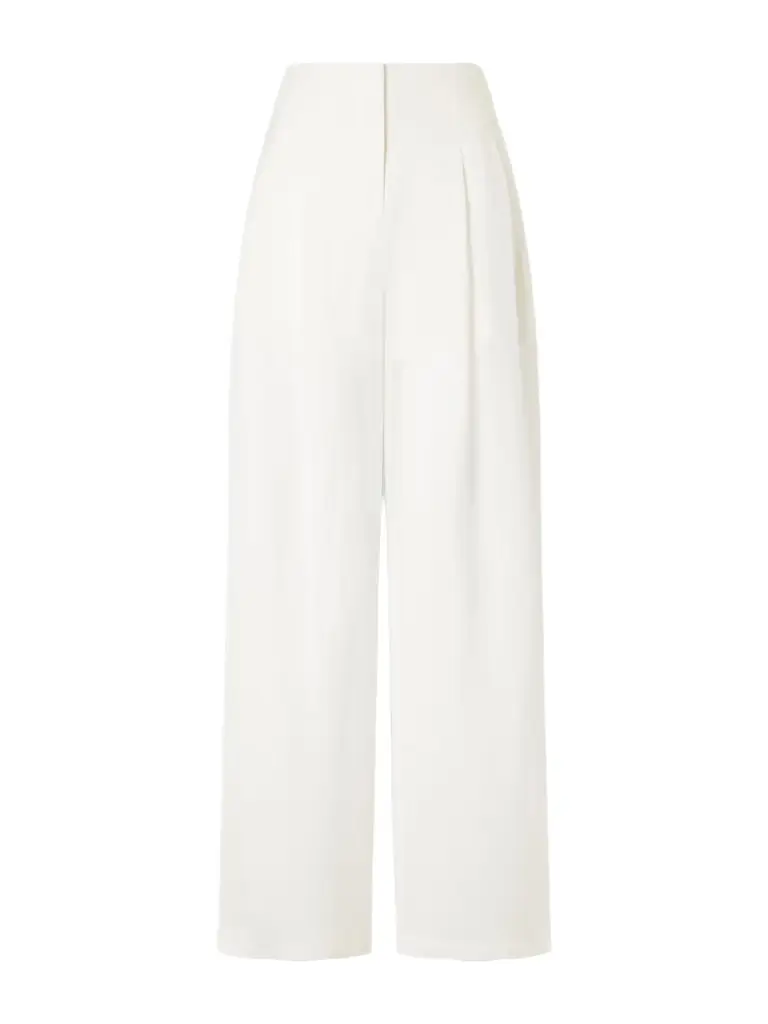 TWP Carries Linen And Silk-blend Wide-leg Pants