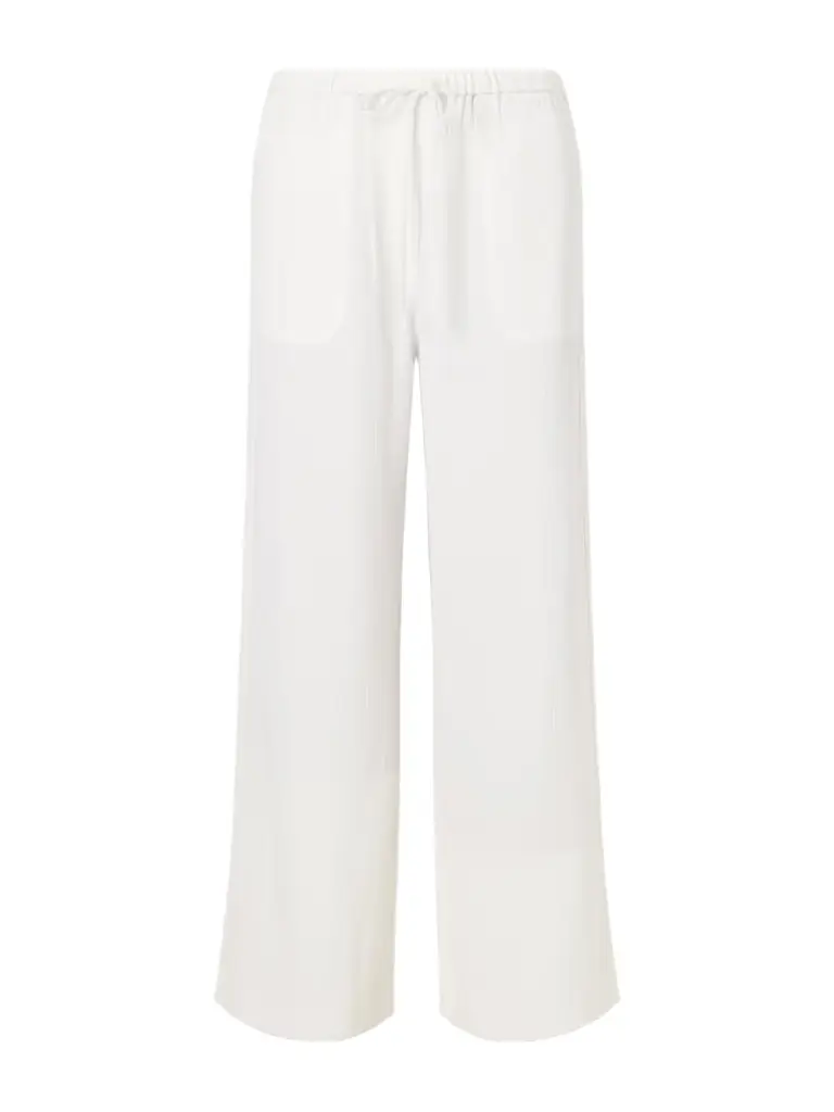 TOTEME Striped Woven Wide-leg Pants