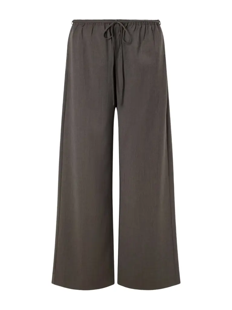 St. Agni Everyday Wool-blend Wide-leg Pants