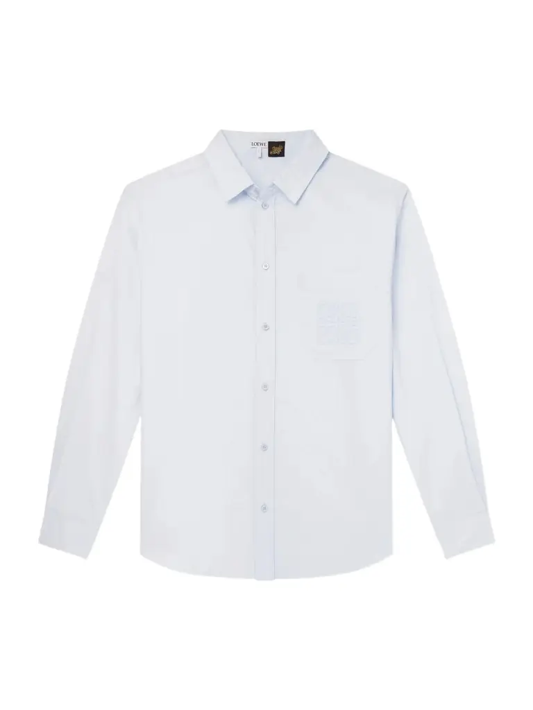 Loewe Paula's Ibiza Logo-Embroidered Cotton-Blend Shirt - Men