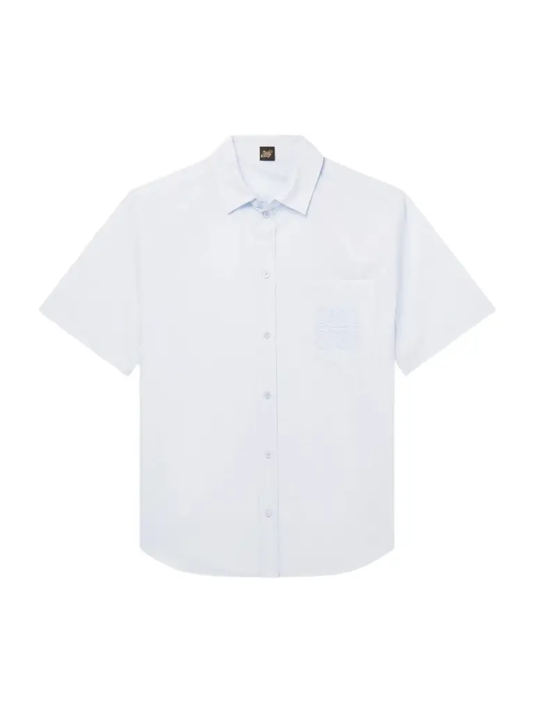 Loewe Paula's Ibiza Logo-Embroidered Cotton-Blend Shirt - Men