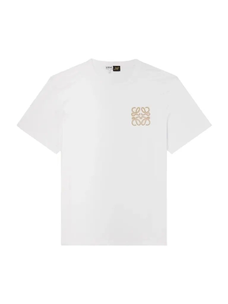 Loewe Paula's Ibiza Logo-Embroidered Cotton T-Shirt - Men