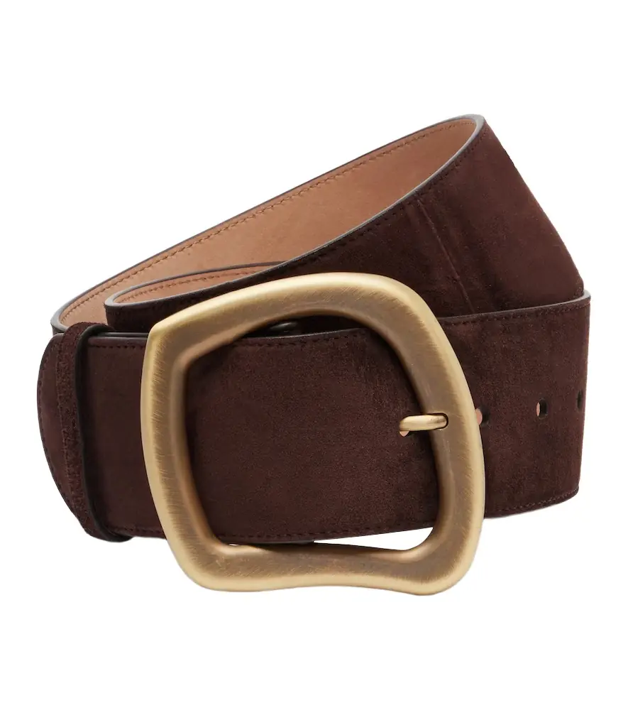 Gabriela Hearst Simone Large suede belt