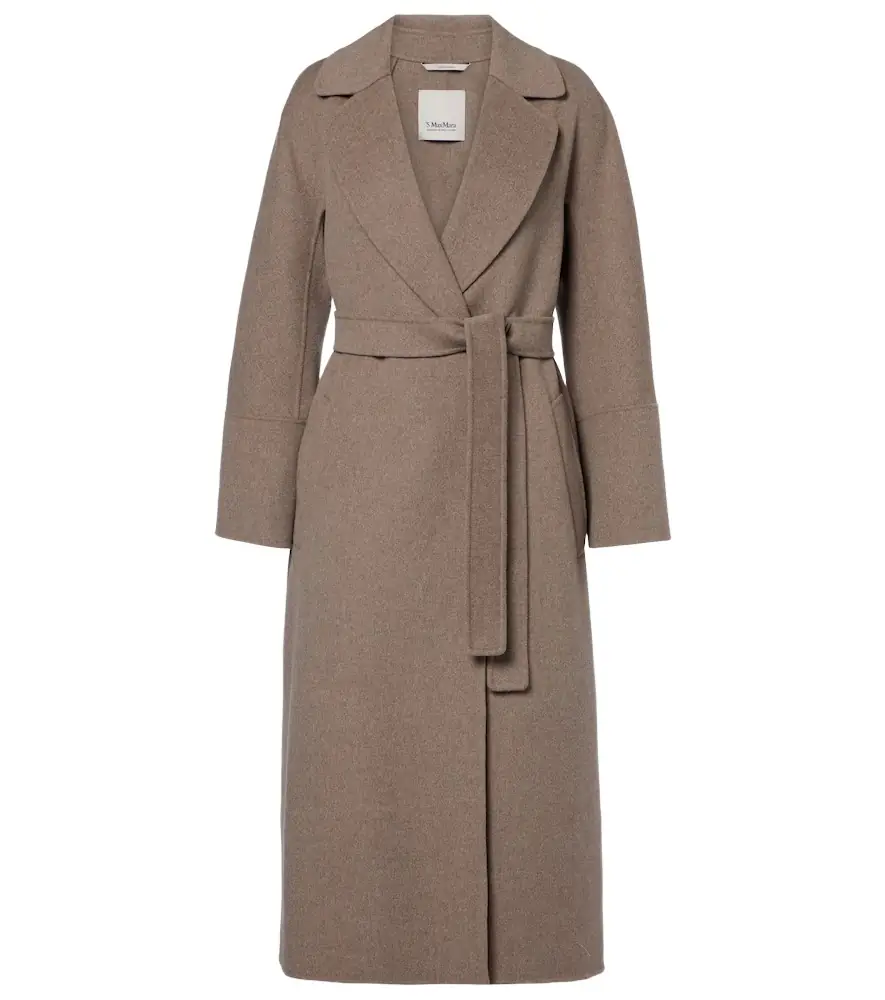 'S Max Mara Elisa virgin wool wrap coat