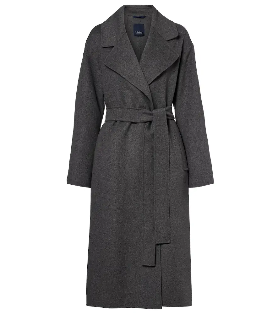 'S Max Mara Hobby virgin wool wrap coat