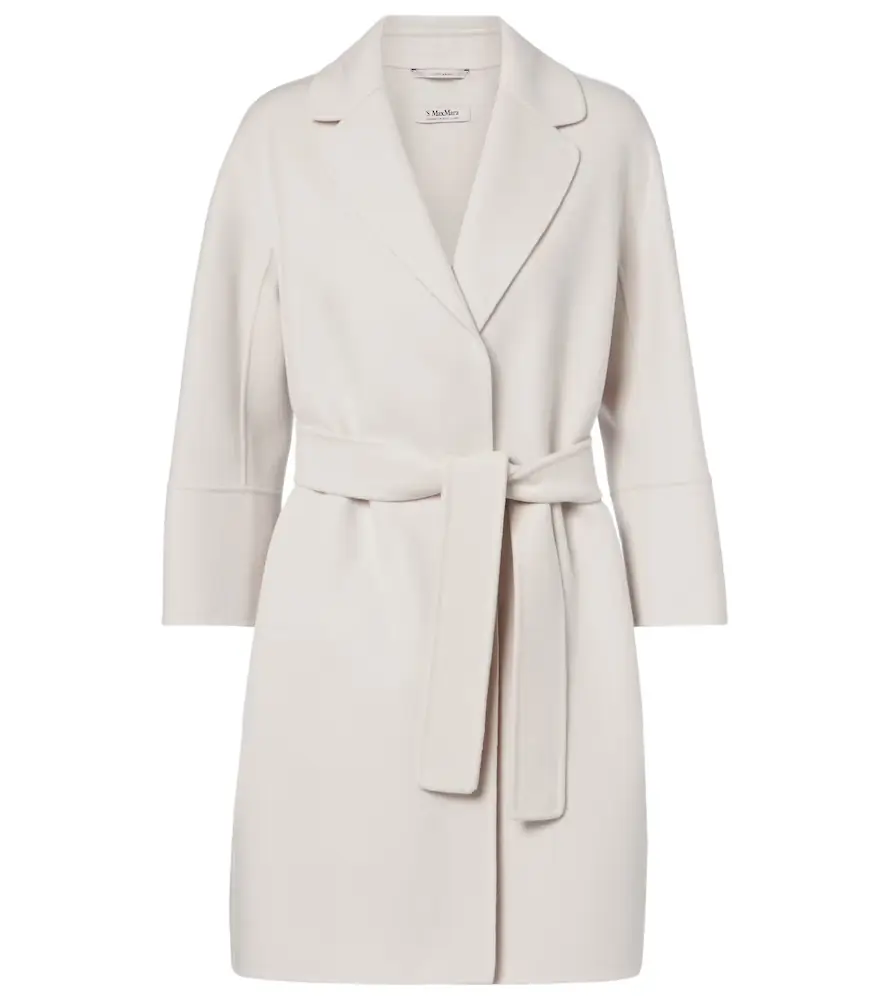 'S Max Mara Arona virgin wool wrap coat