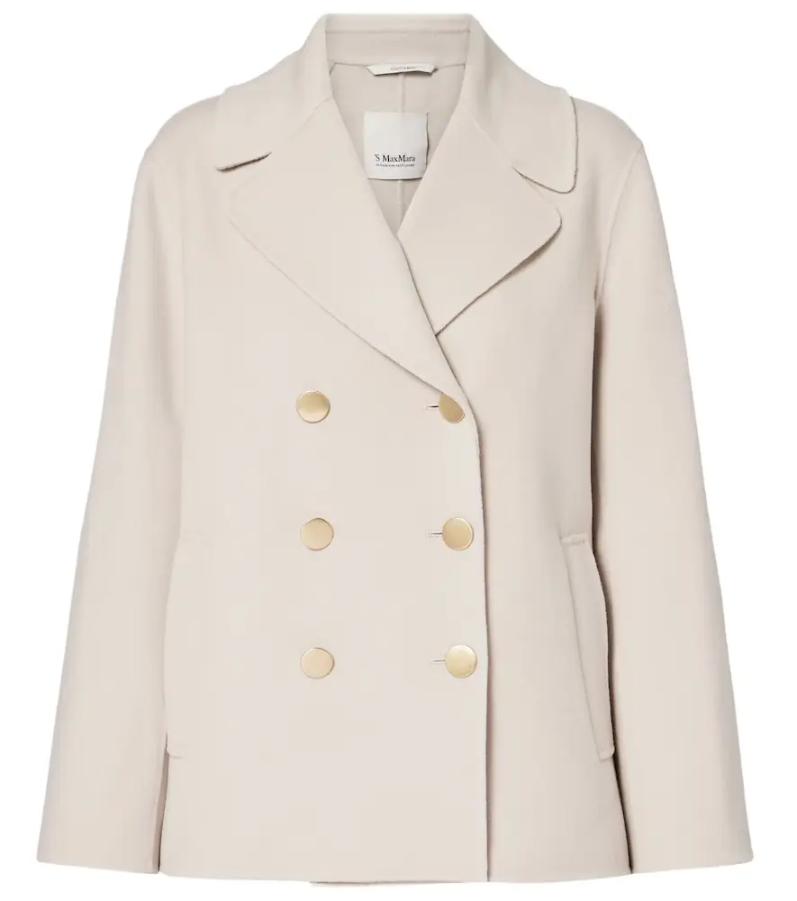 'S Max Mara Margot virgin wool peacoat