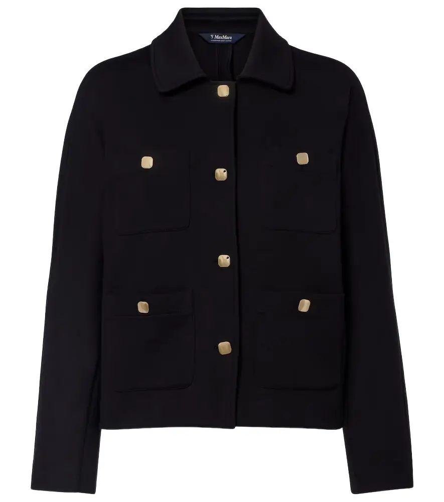 'S Max Mara Armonioso cotton-blend jersey jacket