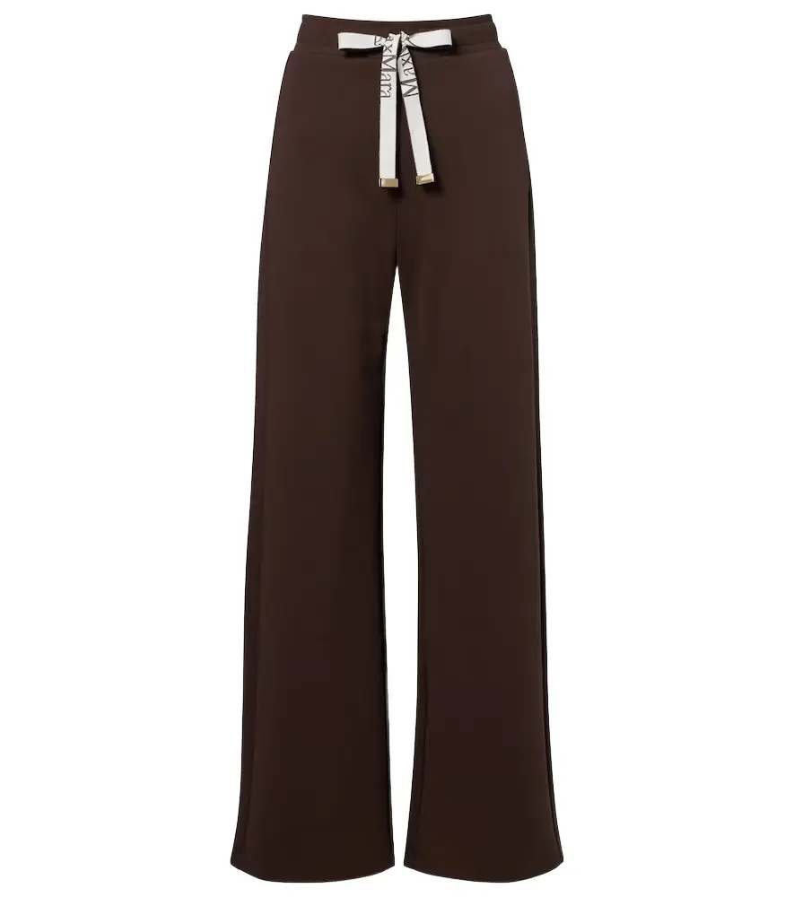'S Max Mara Bali cotton-blend wide-leg sweatpants