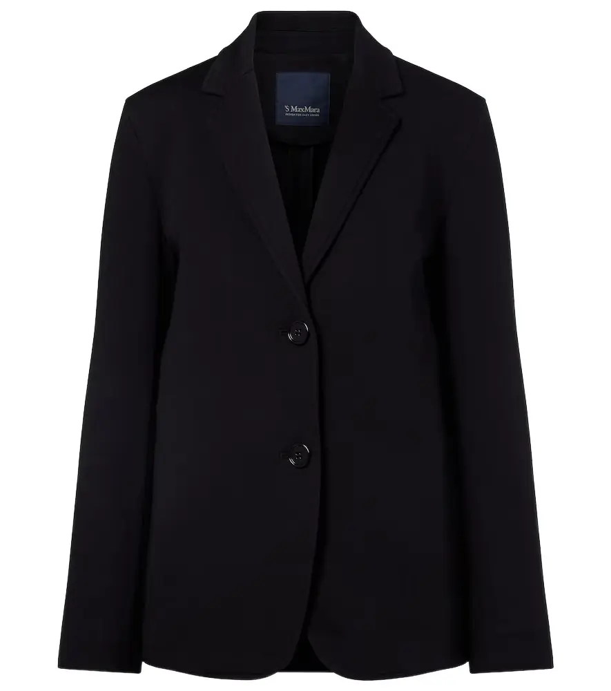 'S Max Mara Matollo cotton-blend jersey blazer