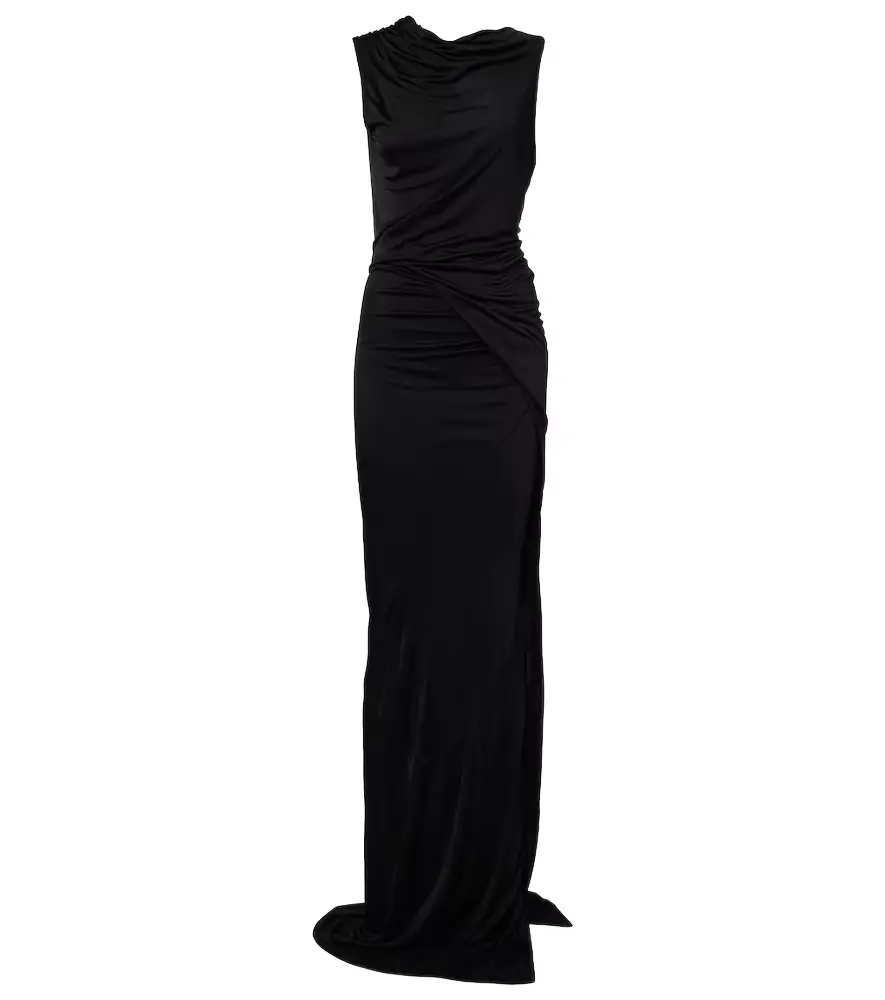 Rick Owens Lilies Shailee ruched gown